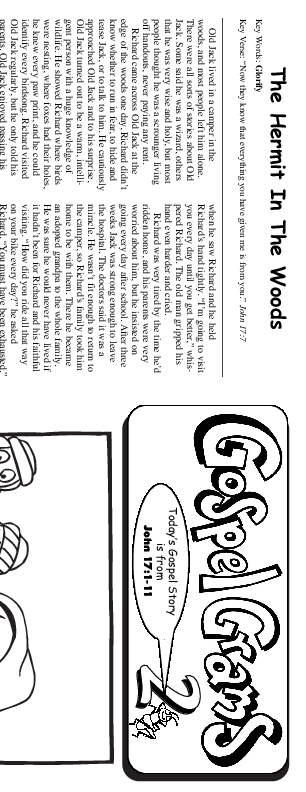 Gospel Graham Bulletin