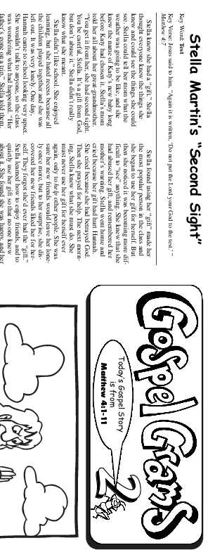 Gospel Graham Bulletin