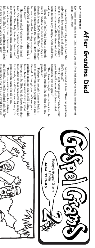 Gospel Graham Bulletin