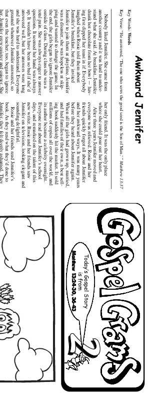 Gospel Graham Bulletin