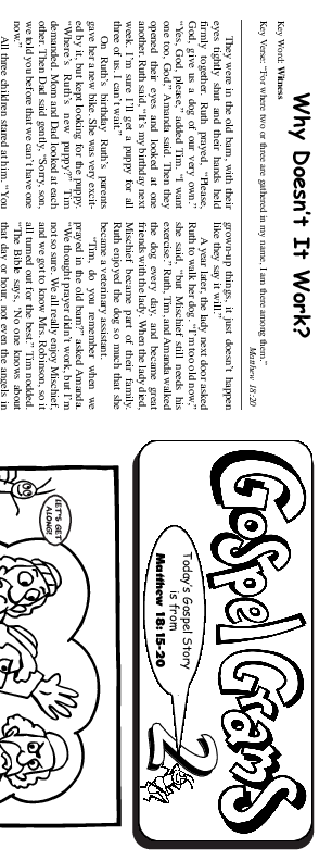 Gospel Graham Bulletin