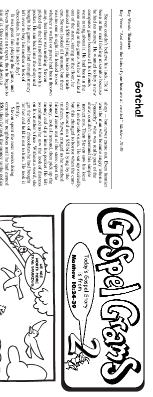 Gospel Graham Bulletin